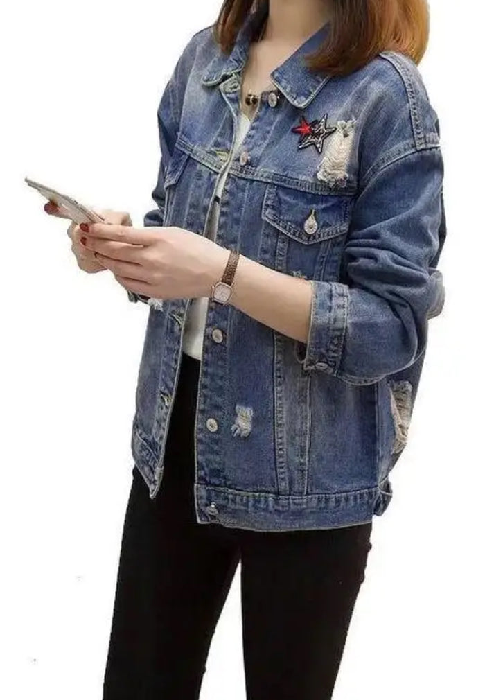 Women’s Wonderful Blue Denim Jeans Jacket