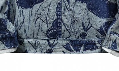 Men’s Mad About Panda’s Denim Jeans Jacket Coat