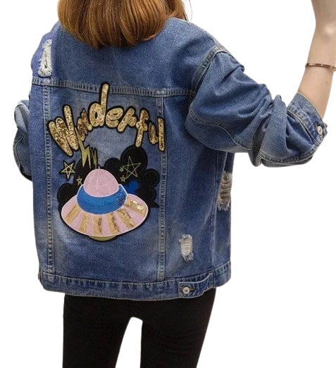 Women’s Wonderful Blue Denim Jeans Jacket